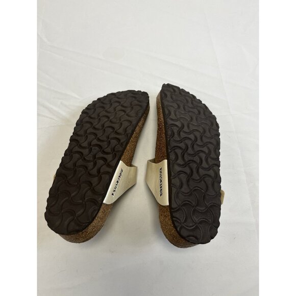 Birkenstock Pearl Ivory Women 38 Gizeh Slip On Thongs  Flat Sandal Shoes. 🤍 - Picture 7 of 7